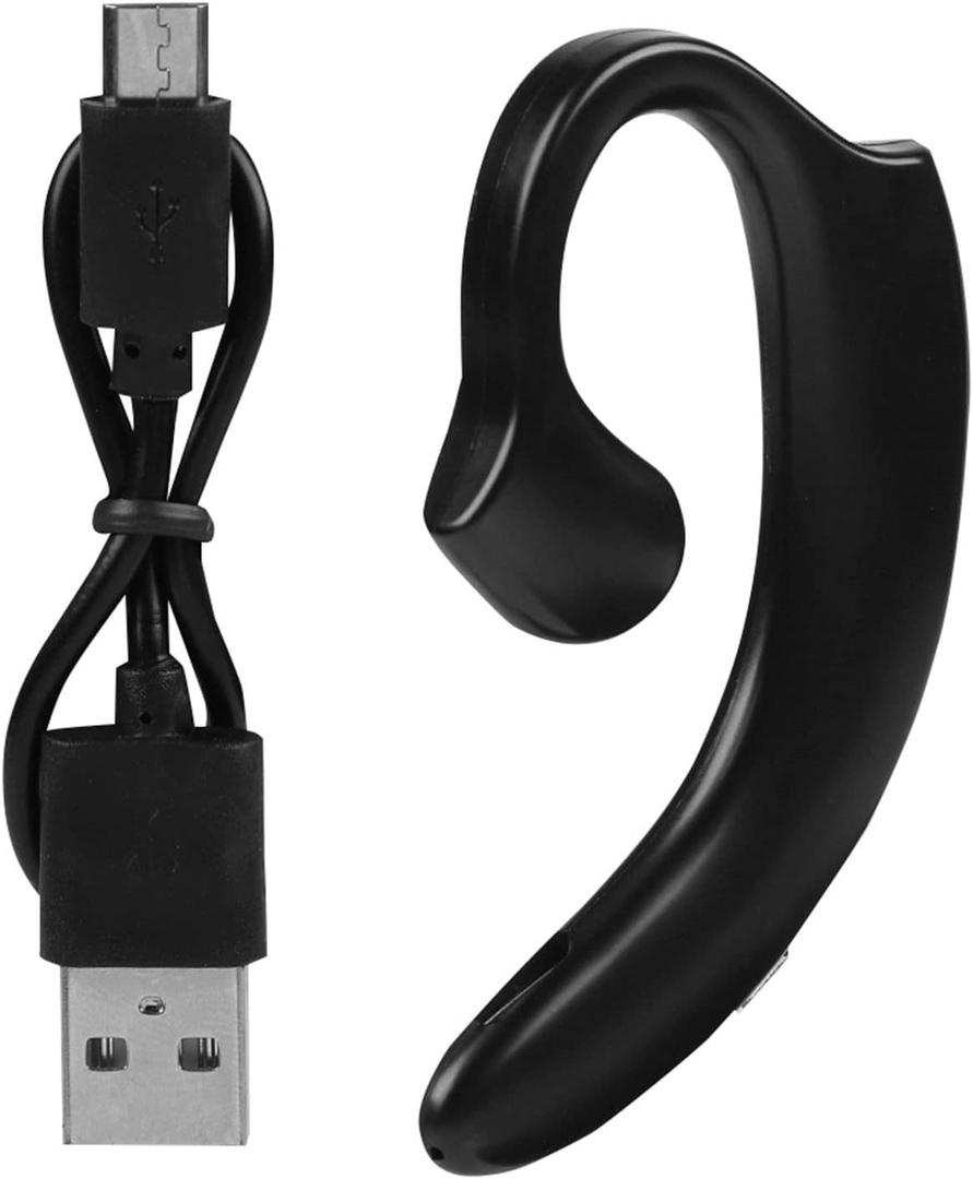 Bone Conduction Headphones, Bluetooth 5.2 Open-Ear Headphones with 9H Call Time IPX6 Waterproof, Ultra-Light 6.9g Ergonomic Ear Hook for Sports Running Cycling and Work