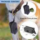 Bandana Collar Scarf for Dogs, 3 Pack, Adjustable Triangle for Puppy & Cat Small, Medium & Large, 1 Poop Bag (Large)