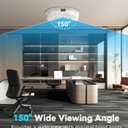 1080P HD Wireless WiFi Indoor Camera Smoke Detector for Home Security with App Control & Motion Detection,Outdoor Camera with Night Vision & Loop Recording for Office/Garage/Shop,Easy to Use & Install