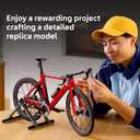 LEGO Icons Road Bike - Building Set for Adults, Ages 18+ - Model Racing Bike with Realistic Details - Home Office or Desk Decor - Gift for Men & Women - 11380