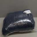 subrtex Bath Mat, Chenille Bath Rug, Soft Short Plush Bath Mat, Water Absorbent Shower Mat, Quick Dry, Machine Washable, Navy, 24' x 60'