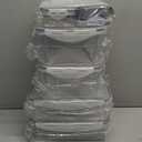 50 PCS Food Storage Containers Set, Plastic Food Containers for Pantry Kitchen Storage and Organization, Microwave and Dishwasher Safe, Leakproof & BPA-Free with Labels Pen(25 Containers & 25 Lids)