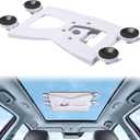 GADFISH Adjustable Starlink Mini Roof Mount, Starlink Mini Mount with 4 Adjustable Suction Cup, Anti-Gravity Starlink Mini Holder for Outdoor Travel / Campin / RV Receiving Signal, White