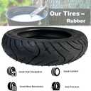 90/90-12 Scooter Tire 12 inch Tubeless Tire Front or Rear Tire Thickened Anti-Skid