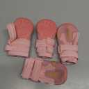 QUMY Dog Shoes for Large Dogs, Medium Dog Boots & Paw Protectors for Winter Snowy Day, Summer Hot Pavement, WaterResistant in Rainy Weather, Outdoor Walking, Indoor Hardfloors SkidResistant Sole