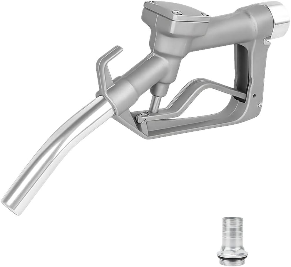 Bittwee Car 3/4" NPT Fuel Nozzle, Max Pressure 50 PSI Manual Fuel Nozzle with Hook, 13/16" Spout Used for Manual & Electrical Transfer Pumps, Gasoline Diesel Kerosene, Water Gravity Tank