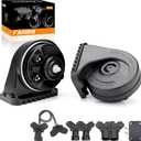 FARBIN Special Interface Auto Horn Compatible with Chevrolet 12V Car Horn Loud with Protective Grill Dual-Tone Electric Snail Horns Waterproof and Dustproof with Cover (black horn Compatible with Chevrolet)