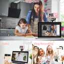 Digital Camera,Upgraded FHD 4K Pink Digital Camera for Teens Girls,Compact Digital Cameras with 64GB Memory Card,2 Batteries,Small Camera with 16X Autofocus Digital Zoom for Vlogging
