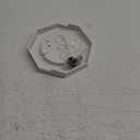 Vinyl Siding Light Mounting Block with Built-in Electrical Box, 8141 Vinyl Electrical Mounting Block for Outdoor Light, Ideal for 1/2" Lap Siding  White(1 Pack) (Small)