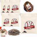 Baseball Snack Bags Baseball Treat Bags Mini Storage Bag Canvas Favor Bag Squeeze Top Portable Base Ball Team Gift for Birthday Game (6)