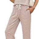 Glamaker Two Piece Sets for Women Summer 2025 Striped Matching Sets Women Clothing L