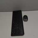 Wireless Keyboard and Mouse Combo, Full Size Silent Ergonomic Keyboard and Mouse, Long Battery Life, Optical Mouse, 2.4G Lag-Free Cordless Mice Keyboard for Computer, Mac, Laptop, PC, Windows (Black)