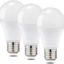 Full Spectrum Light Bulb, 5000K Natural Sunlight Bulb for Home, Dimmable LED Light Bulbs, 11W Equivalent 100W, A19 E26, Boosts Mood & Energy, 3 Pack