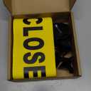 Barydat 2 Pcs Closed for Cleaning Sign with Magnetic Ends Nylon Bathroom Restroom Do Not Enter Magnetic Signs with Suction Cup Hanger Banner for Door