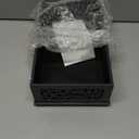 Saillong Doorbell Chime Cover Box Only, Wooden Doorbell Chime Box, Decorative Cover Enclosure for Indoor Outdoor, with Extra Self Adhesive Tape, Easy to Install for Home(Dark Gray)