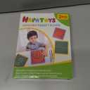 Sensory Activity Board for Kids & Adults:Double-Sided Stress Relif Sensory Board Toys with 40 Strings & Storage Bag | Quiet Fidget Board for ADHD & Autism Boys Girls Ages 3 4 5 6 7 8 9 102PCS