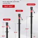 FZZD 5000 lbs A-Frame Trailer Jack, 20-24V Cordless Drill Compatible