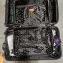 Wrangler Tall Trunk Luggage 4 Piece Set, Black, 17 x 13 x 31 inches