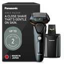 Panasonic Electric Razor for Men, Electric Shaver for Men, ARC5 with Premium Automatic Cleaning and Charging Station, Wet Dry Shaver, Cordless Razor, with Pop-Up Trimmer ES-LV97-K, Black