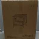 Deblue Outdoor Cat House Weatherpoof Large Plastic Cats Houses with Escape Door Indoor Waterproof Feral/Pet Cat Shelter Outside for Multiple Cats (Grey)