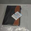 OKP Case for Samsug Galaxy Tab A9+ Plus 11 inch 2024(SM-X210/X216/X218), PU Leather Folio Cover with Multi-Angle Stand//Pen Holder, Auto Wake/Sleep Case for Galaxy A9+ 11" Tablet (Black+Brown) (for Galaxy Tab A9+ Tablet 11", Brown+Black)