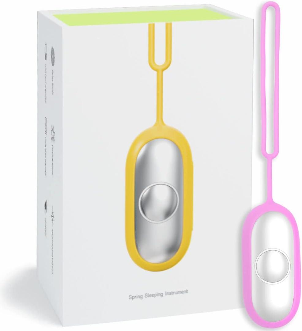 Handheld Relaxation Device,Compact Device,Massage Improved Mood and Focus Attention,Supports Calm,USB Rechargeable,Small and Easy to Carry (Purple)