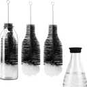 2pcs Bottle Brush for SodaStream, Cleaning Brush with Soft Anti-Scratch Bristles Soda Bottle Cleaner Washing Tool Home Kitchen Use