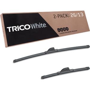 TRICO White 26" + 13" Extreme Weather Premium Winter Automotive Replacement Windshield Wiper Blades (Set of 2), Passenger and Driver Side All-Weather Beam Wiper Blades for Select Vehicle Models