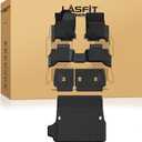 LASFIT Floor Mats for Toyota 4Runner 2025 2026 5 Seats(Not fit Hybrid) wtih Trunk mat&backrest mat, All Weather TPE Custom Fit Floor Liner for 4 Runner SR5/TRD/Limited 6th gen Front&Rear Car Mats