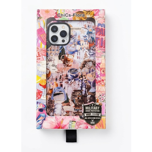 ChiCs-Flaura for iPhone 14 Plus & iPhone 15 Plus Case [Military-Grade Drop Protection/Serene Soft Slim TPU Protective/Camera Protection/for Women & Girls] - Cozy Winter Wonderland Collage Pattern