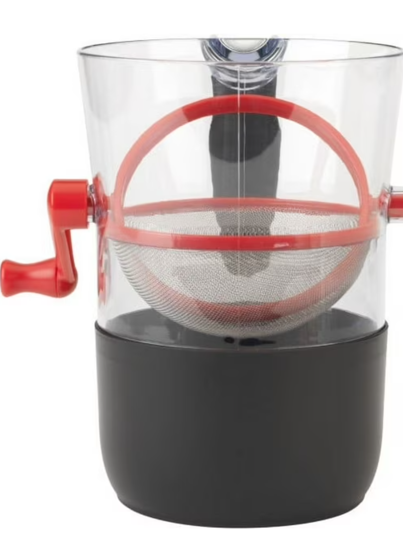GoodCook Touch Sifter Hand Crank with Built-in Measuring Cup