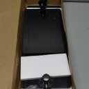 3 Tiers Clamp On Desk Shelf, 360 Angle Adjustable Desktop Shelf Organizer for Home Office Gaming Room, No Drill Desk Extender Adapt to 0.4-2.16 inches Table Thick, Black