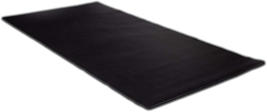 Extended 3XL Gaming Mouse Pad with Anti-Fray Stitched Edges - 48" x 24" - Black