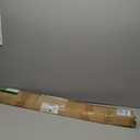 Amazon Basics Easy Install Shower Curtain Tension Rod, Adjustable Length, 42-73 inches, Nickel
