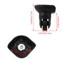 1 Pair Replacement Wheels 360 Swivel Suitcase Casters for Luggage Black (W293)