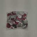 Maroon Confetti/Maroon Graduation Decorations/Burgundy Silver Table Decorations/Burgundy Silver Confetti/Maroon Engagement/Birthday Decorations Wedding