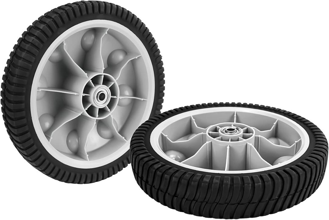 Mower Rear Wheels 734-04019 734-04127 for MTD S-Wave Lawn Mower, Troy Bilt 11A-542Q711 11A-542Q766, GW 12" X2-1/8