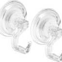 iDesign Hooks, Pack of 2, 2 Count (Clear)