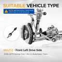PAROD 664232 CV Axle Assembly Fit for 2006-2015 Honda Civic 1.8L L4; Automatic Trans - Front Left Drive Side