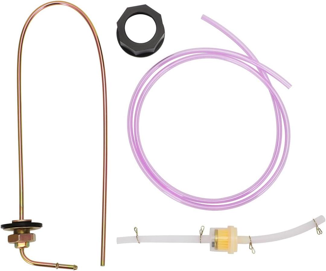 For Diesel Heaters, Extra Capacity Fuel Tank Standpipe Kit, All-Metal Rust-Proof Cap with 36" Tubing & Filter, Extend Runtime 5X