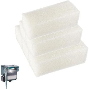 6 Pack Foam Insert Replacement for AquaClear 110 Power Filte 500 GPH Power Filter Sponge Aquarium Filter Media Pad Compatible with Aqua Clear 110 for 60 to 110 Gallons Fish Tank (Part#A623)