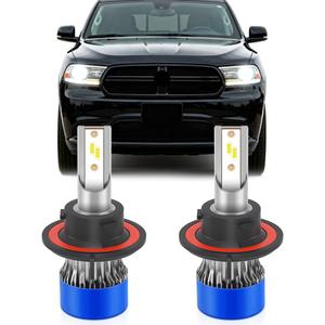 Compatible For Dodge Grand Caravan High and Low Beams Light Bulbs 2008 2009 2010, 6000K White, 20000LM 800% Brightness, Plug n Play, Pack of 2