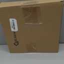 Gejoy 9.8 Inches Christmas Tree Toppers Star Xmas Five Pointed Star Decorations Imitation Transparent Glass Effect Christmas Tree Topper Holiday Ornament Party Office Decorations