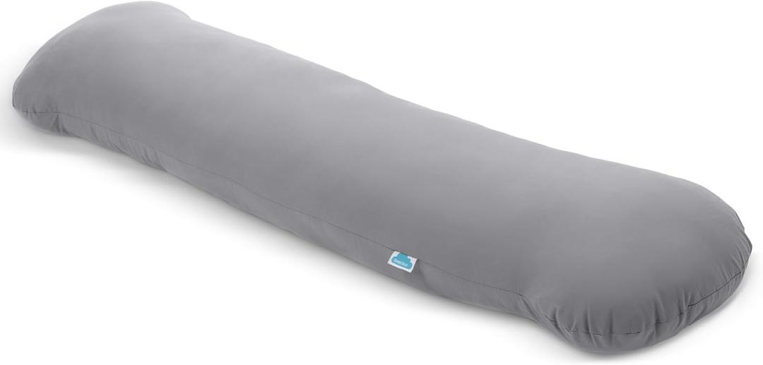 SleepCloud Pillow Cover for Weighted Body Pillow with Zipper Closure, 100% Tencel Fabric (Original - 41" x 10"), Cooling Body Pillow Pillowcase for Hot Sleepers, Pillow Not Included, Gray
