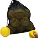 Magicorange 12 Pack Foam Baseballs Practice Foam Softballs 11 inch Training Baseballs Unmarked Baseball Soft Toss, Batting, Fielding, Hitting, Pitching (Yellow)