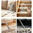 Pet Hair Remover for Carpet, 54 Inch Adjustable Long Handle Carpet Rake for Pet Hair Removal, 3 Piece Dog Hair Carpet Rake and Carpet Scraper Tool for Rugs, Couch, Stairs, Furniture
