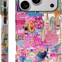 DAIZAG Case Compatible with iPhone 17 Pro,Fit Shockproof Cover for Women Girls,Cute Pastel Collage Tiger Cat