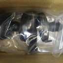 QCAA Solid Brass Storm Door Latch, Matte Black, Made in Taiwan, 1 Pack