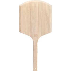 New Star Foodservice Wooden Pizza Peel, 16" x 14" Pizza Paddle with 14" Handle, 16" x 14" x 30"