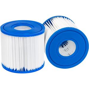 Pool Filter Cartridge Spa Filter for Type D,Compatible with Summer Waves P57100102 SFS-350, RP-350, RP-400, RP-600, RX-600, SFS-600, 2 Pack